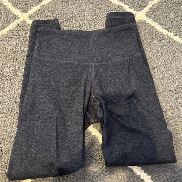 Heathered Navy Fleece Old Navy Leggings - Picture 3 of 4